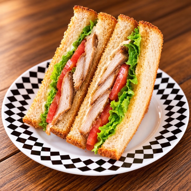 Roast Pork Salad Sandwich Roast Pork Salad Sandwich